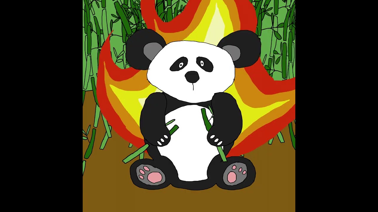 Panda 🐼 Catches Fire 🔥