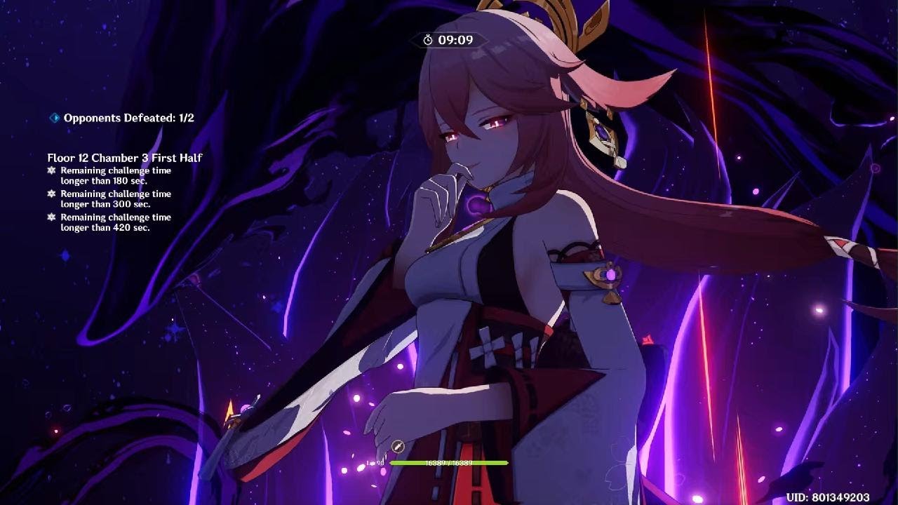 Genshin Impact 5.6 Spiral Abyss Floor 12 | C6 Miko Aggravate x Mavuika Overload