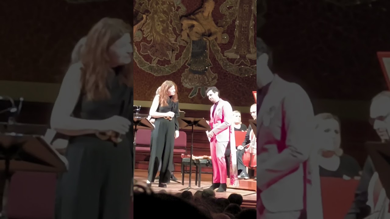 BRUNO DE S&Aacute; & Dorothee Oberlinger at Palau de la m&uacute;sica catalana de Barcelona.