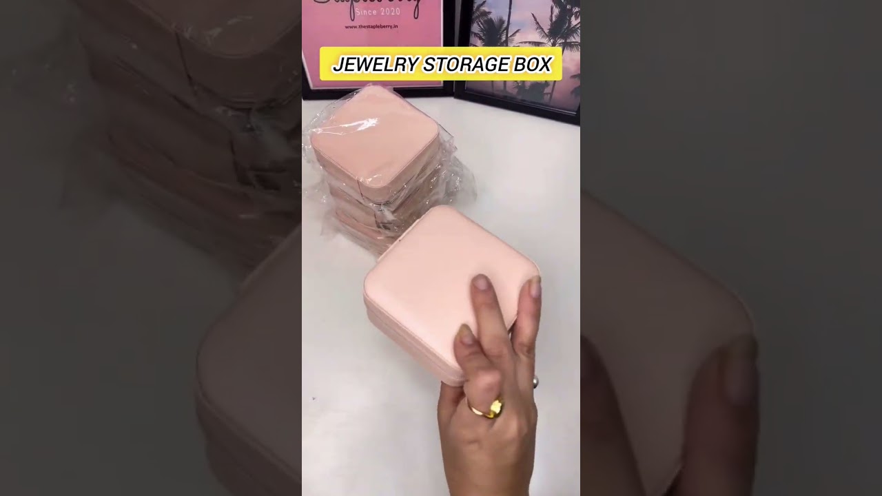 Jewelry Storage Box #shorts #organizer #ytshorts #viralshort #myfirst #trending #amazon #meesho