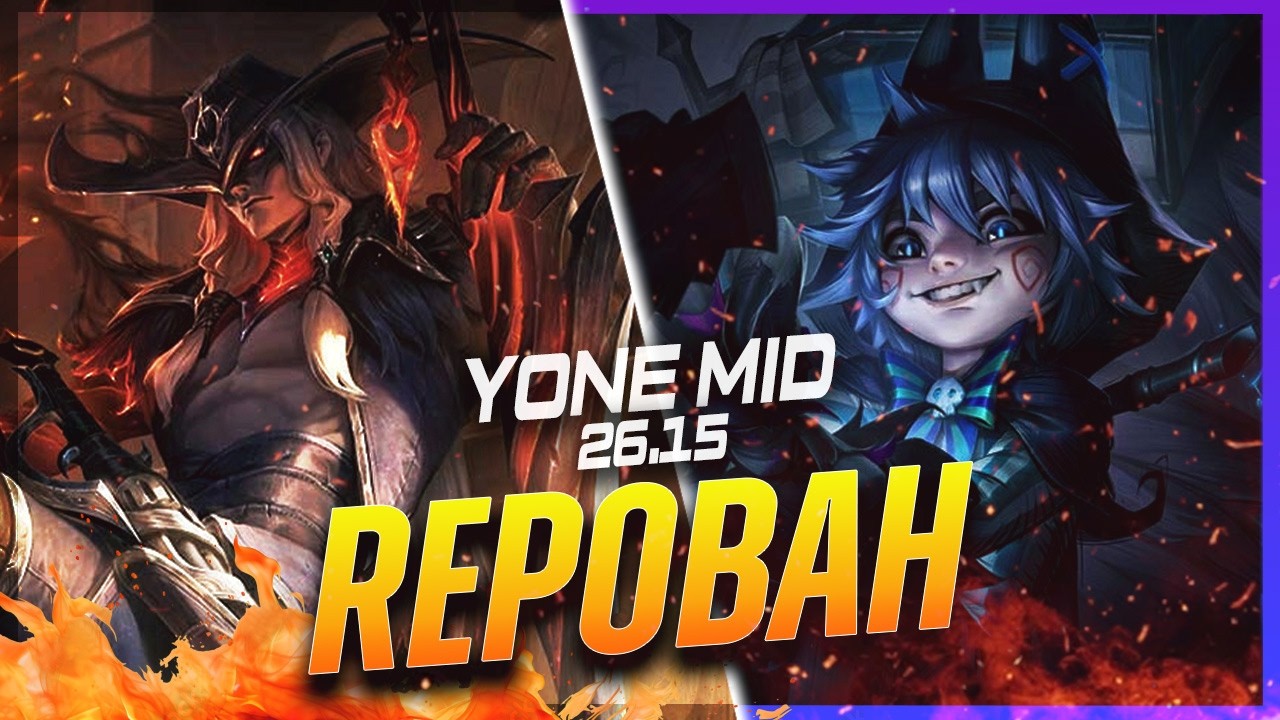 REPOBAH &mdash; Ёнэ против Нуну на миде, патч 26.15 &mdash; Геймплей за Ёнэ