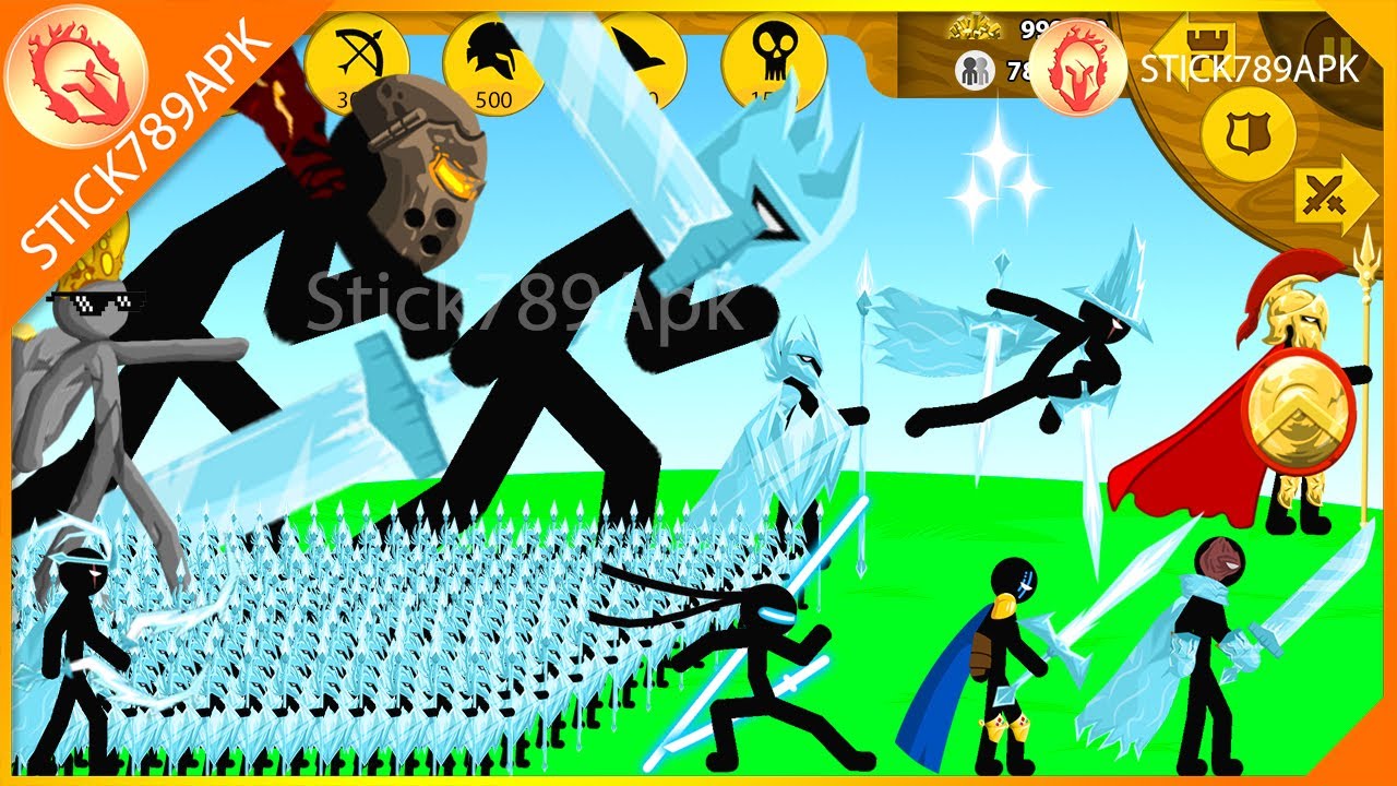 STICKMAN SUBZEROZ WRATHNAR, XIPHOS, GRIFFON VS FINAL BOSS LAVA | Stick War Legacy Mod | Stick789Apk