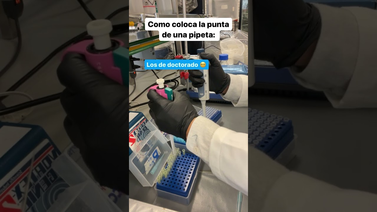 &iquest;Como le pones la punta a las micropipetas? 👨🏽&zwj;🔬⚗️ #ciencia #science #tecnologia #laboratorio