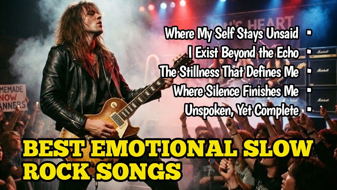 Best Emotional Slow Rock Song | Relaxing Dramatic Melancholic Rock Ballad | Deep Feeling Music