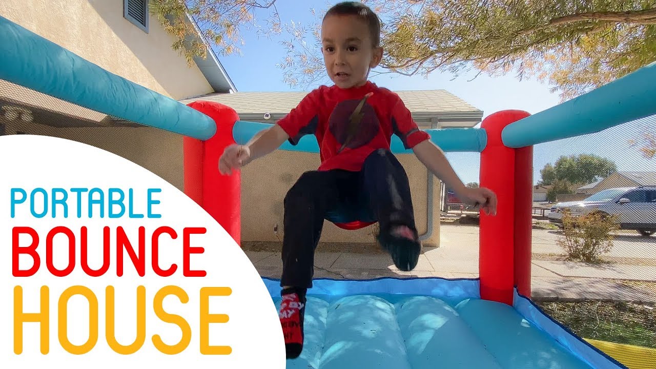 A Portable Bounce House? Little Tikes Pack N' Roll Bouncer!