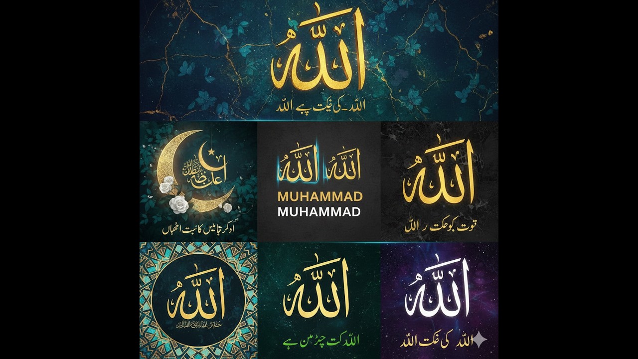 2026 Allah muhammad names Image Wallpapers WhatsApp dpz islamic Collection 