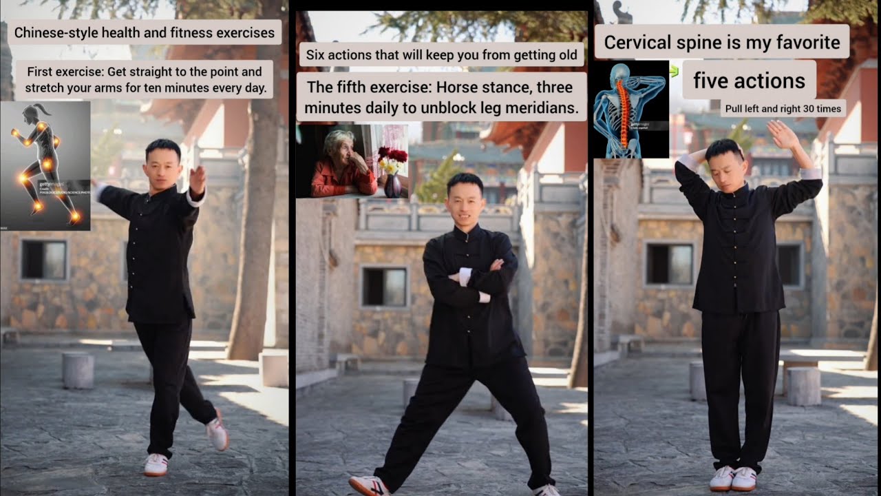 3 Powerful Chinese Qigong Exercises for Spine Health, Anti-Aging & Full-Body Energy#ChineseMedicine
