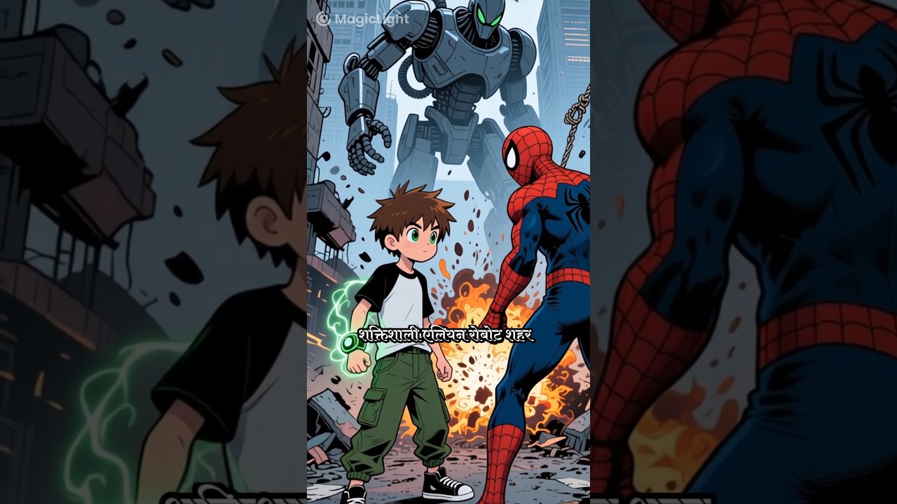 Do Heroes Ek Dosti 💙 | Spider-Man x Ben 10 Story