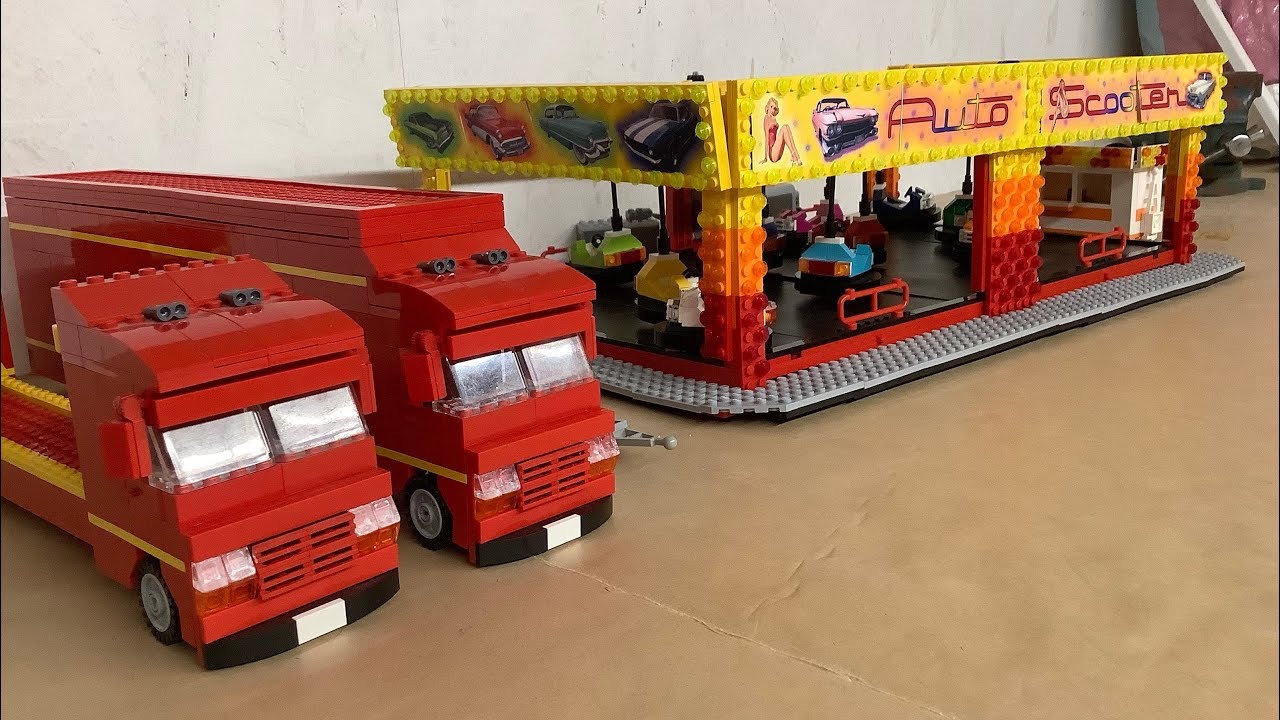 LetsGoRides AutoScooter *** Manège / Attraction Foraine en Lego ***