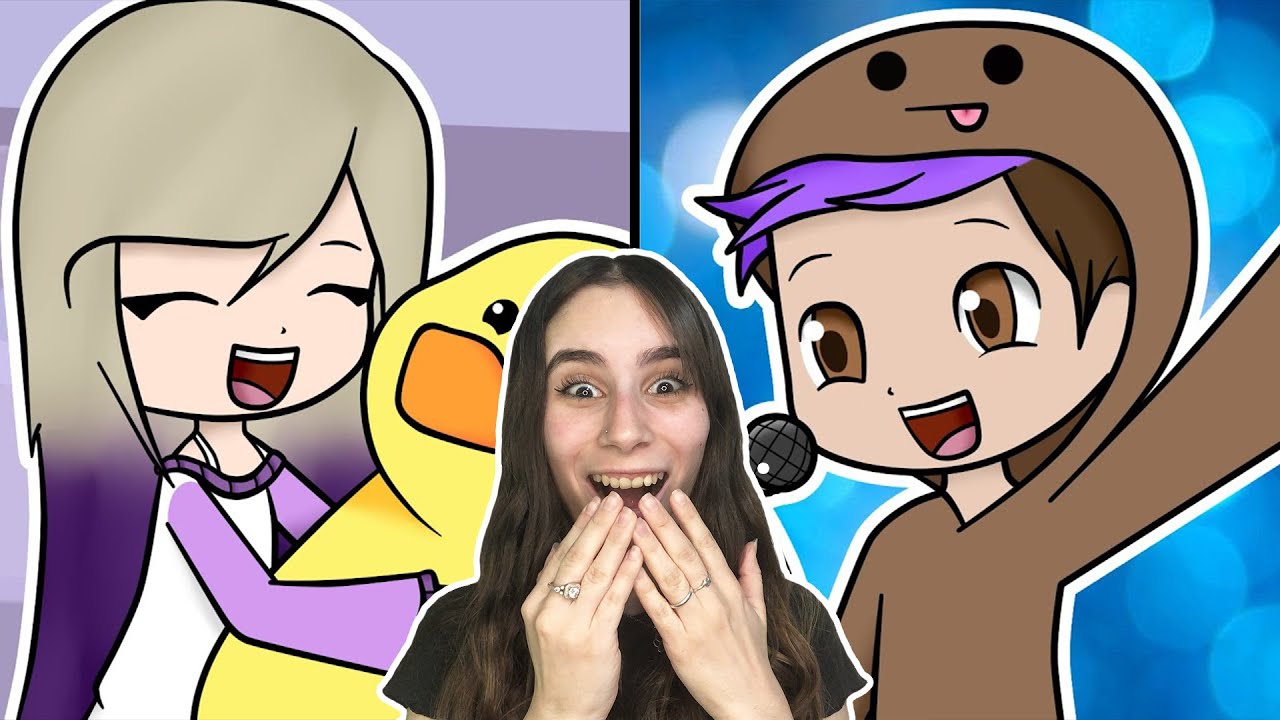REACCIONO A 10 MILLONES DE RAZONES Y TU SONRISA | Canciones de Lyna y Chocoblox