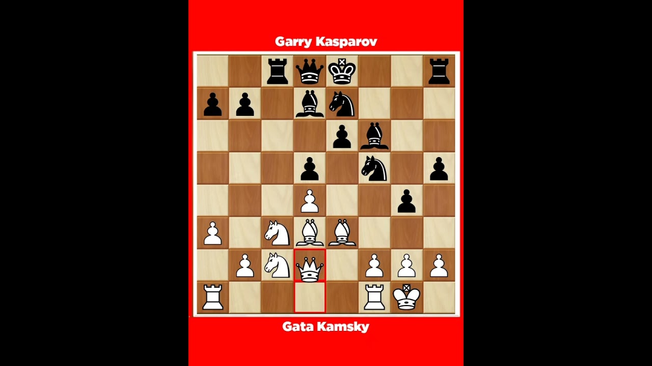 Gata Kamsky vs Garry Kasparov √ It Matchess New York USA, 1989.