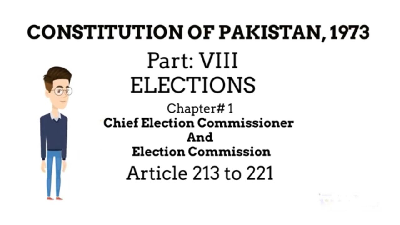 Article 213 to 221| Constitution of Pakistan 1973 | Part 8