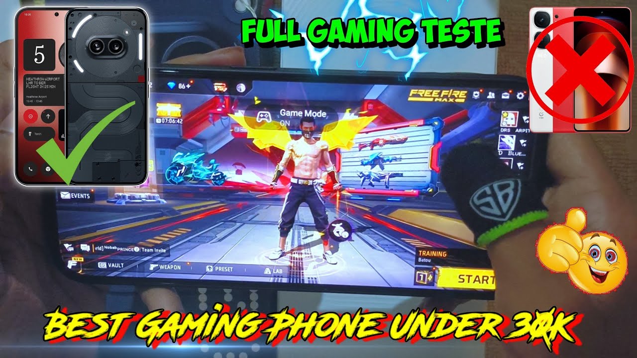 Nothing Phone 2a Unboxing 🎁 Handcam📲 And Gaming Test 🔥 Full Review Settings⚙️ Sensi + DPI|Free Fire