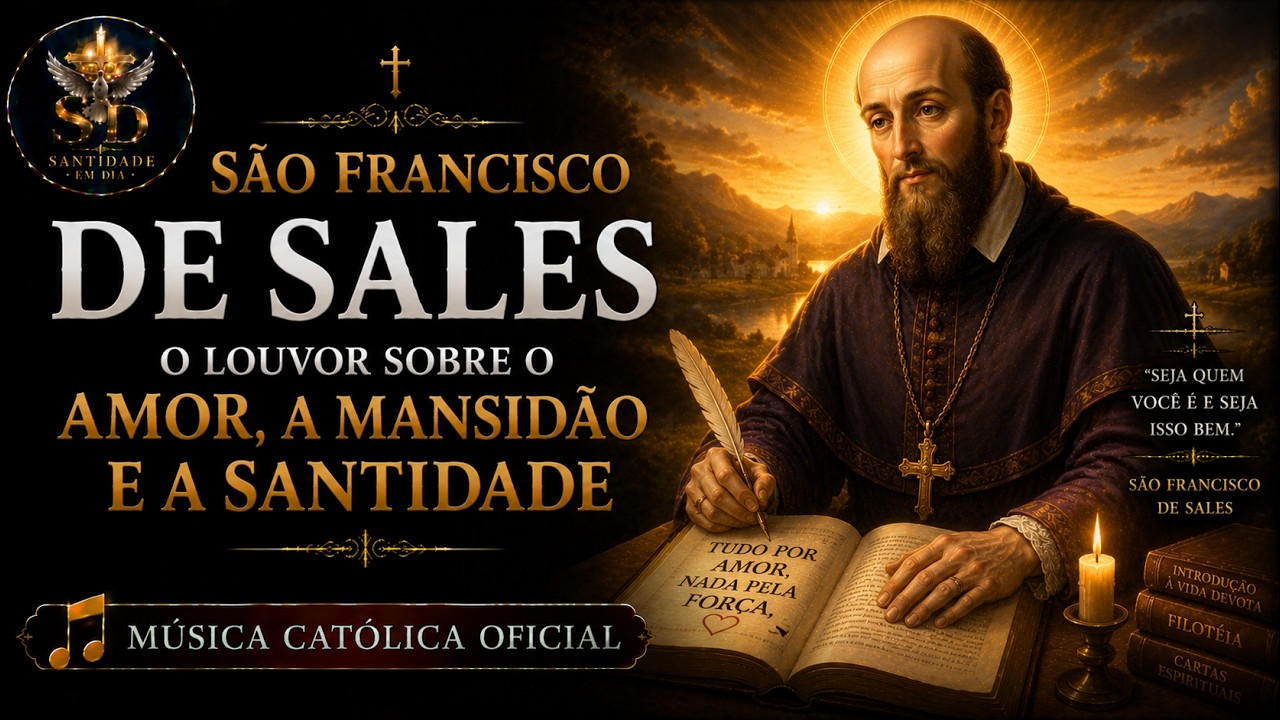 São Francisco de Sales – Amor, Mansidão e Santidade em Canção ✨📿#catolico #fecrista #musicapararezar