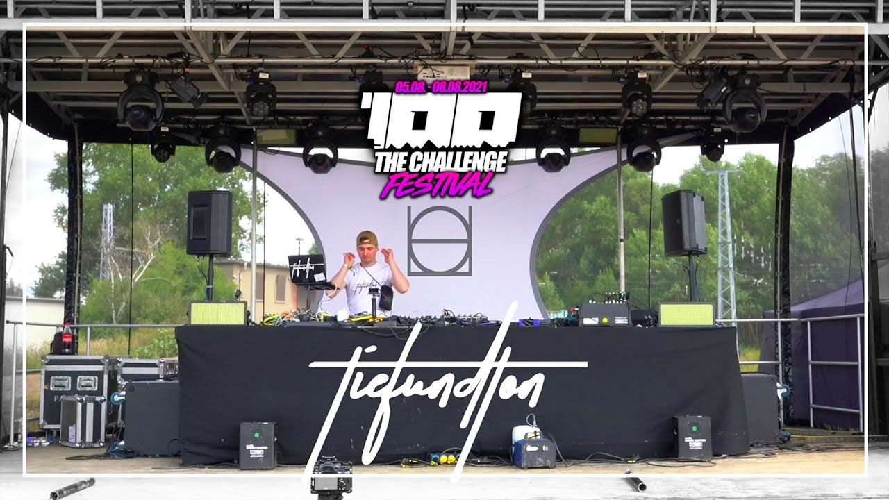 TIEFUNDTON LIVE@100 THE CHALLENGE FESTIVAL | TECHNO VIDEO SET