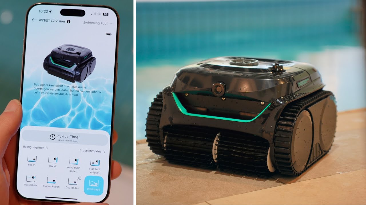 Dieser Poolroboter denkt mit! WYBOT C2 Vision mit KI-Erkennung im Test