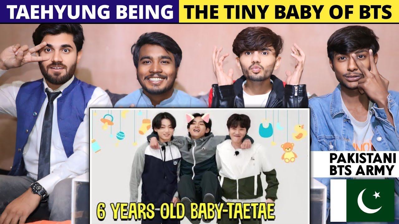 Taehyung Being The Tiny Baby Of Bts - Pakistani Reaction - Shan Rajpoot