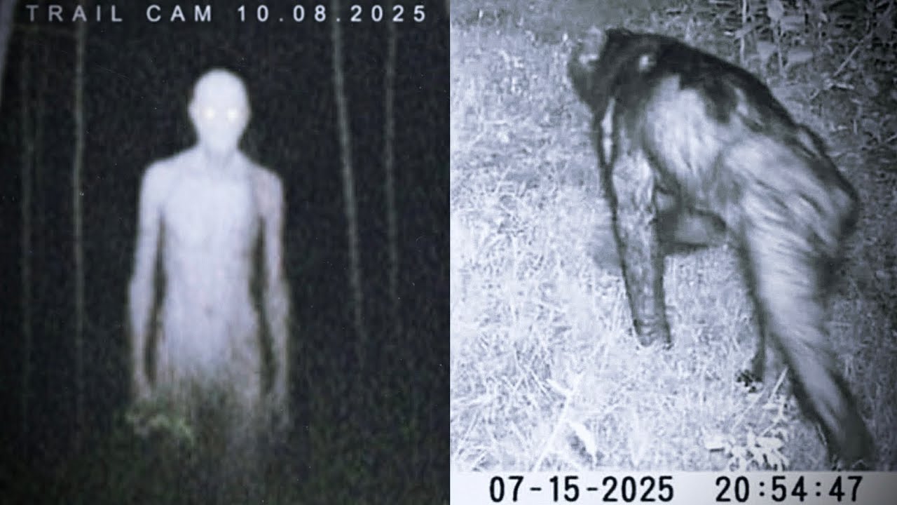 Самые жуткие существа-криптиды, пойманные камерой Trail Cam в 2025 году *НОВИНКА*
