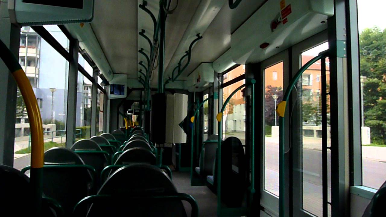 Straßenbahn Potsdam: Mitfahrt Combino als Linie 92 in Kirchsteigfeld