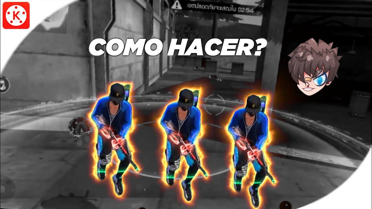 Como editar igual que AXE FF y RUOK FF / Efecto de FUEGO en los personajes FREE FIRE