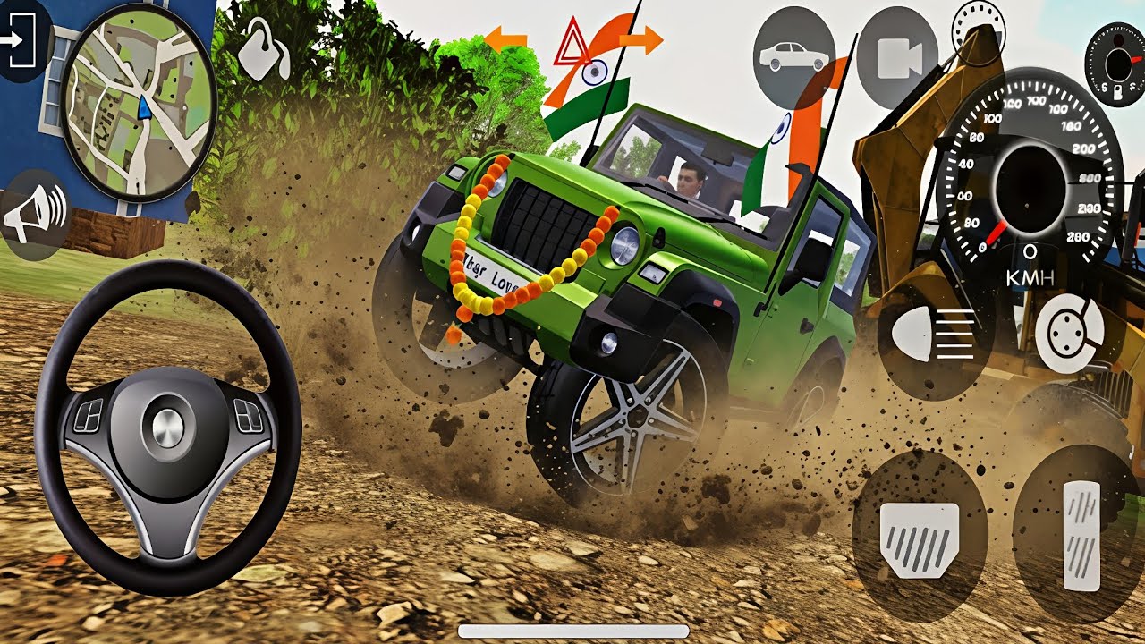 Modified Mahindra Thar Car Games: Indian Cars (Gadi Wala Game) - Car Game Android Gameplay 2026