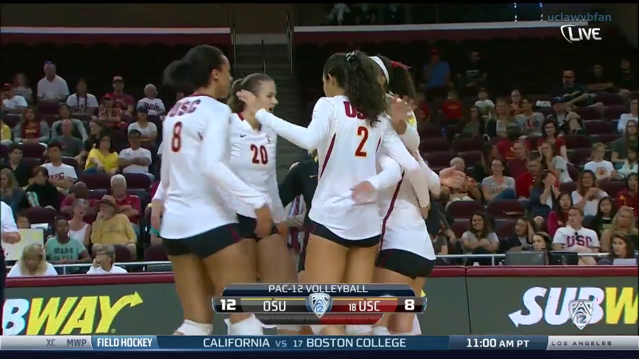 Oregon State at USC - NCAA Women's Volleyball (Oct 19th 2014)