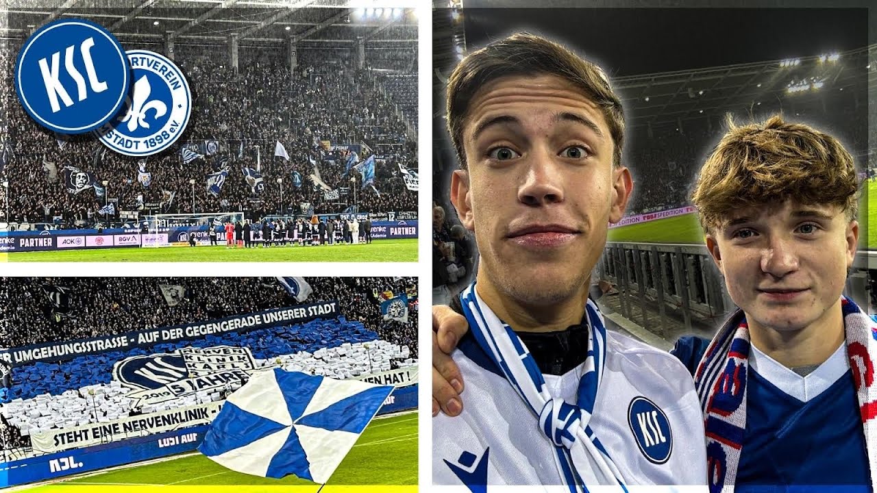 Karlsruher SC - Darmstadt 98 | Achterbahnfahrt🎢 | Stadionvlog | SechserMo