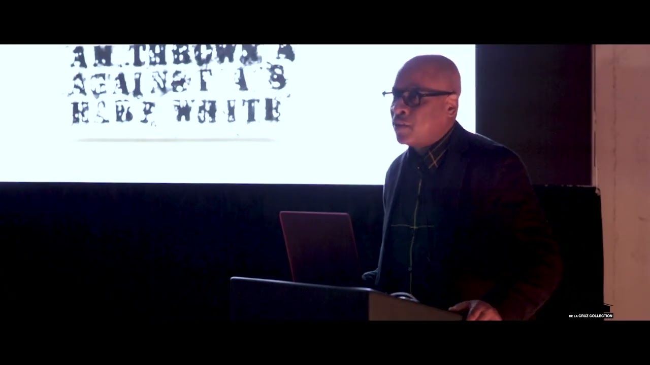 Glenn Ligon lecture at the de la Cruz Collection.