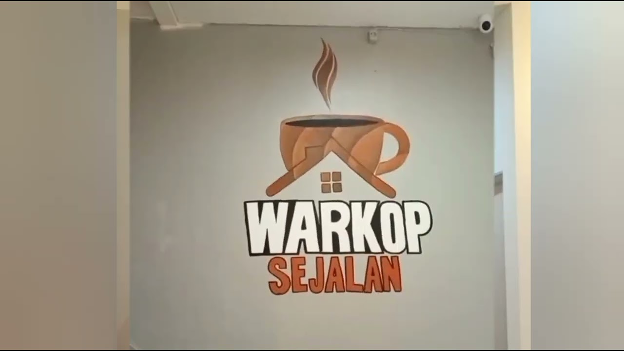 Mural cafe sederhana tapi hasil maksimal