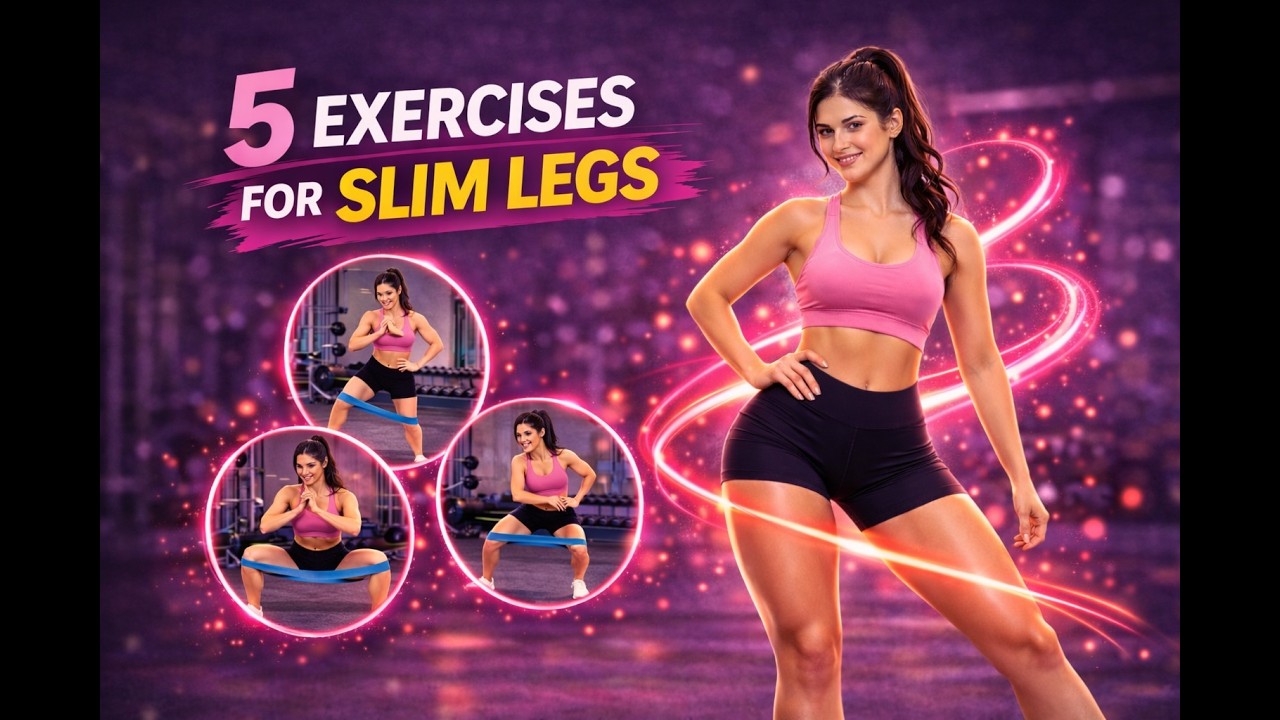 Slim Your Legs Fast 🔥 5-Move Workout