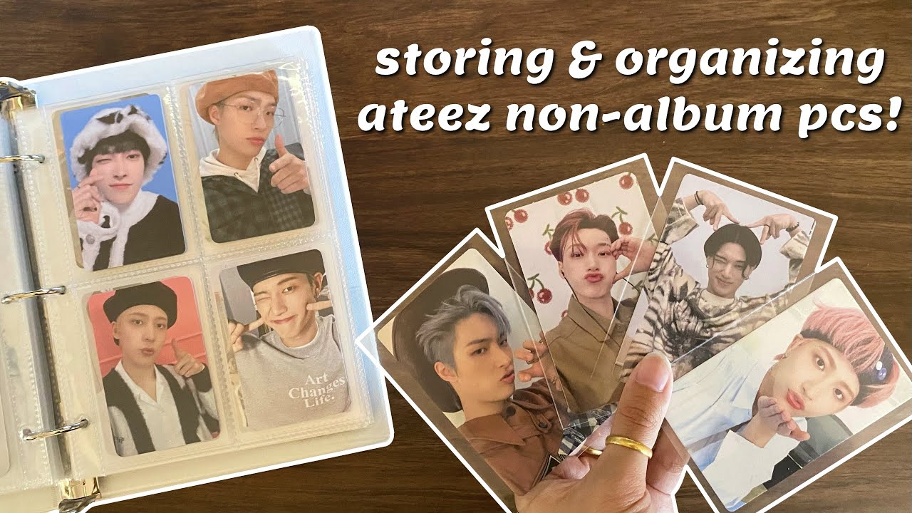 storing & organizing a lot of new ateez pobs! :)