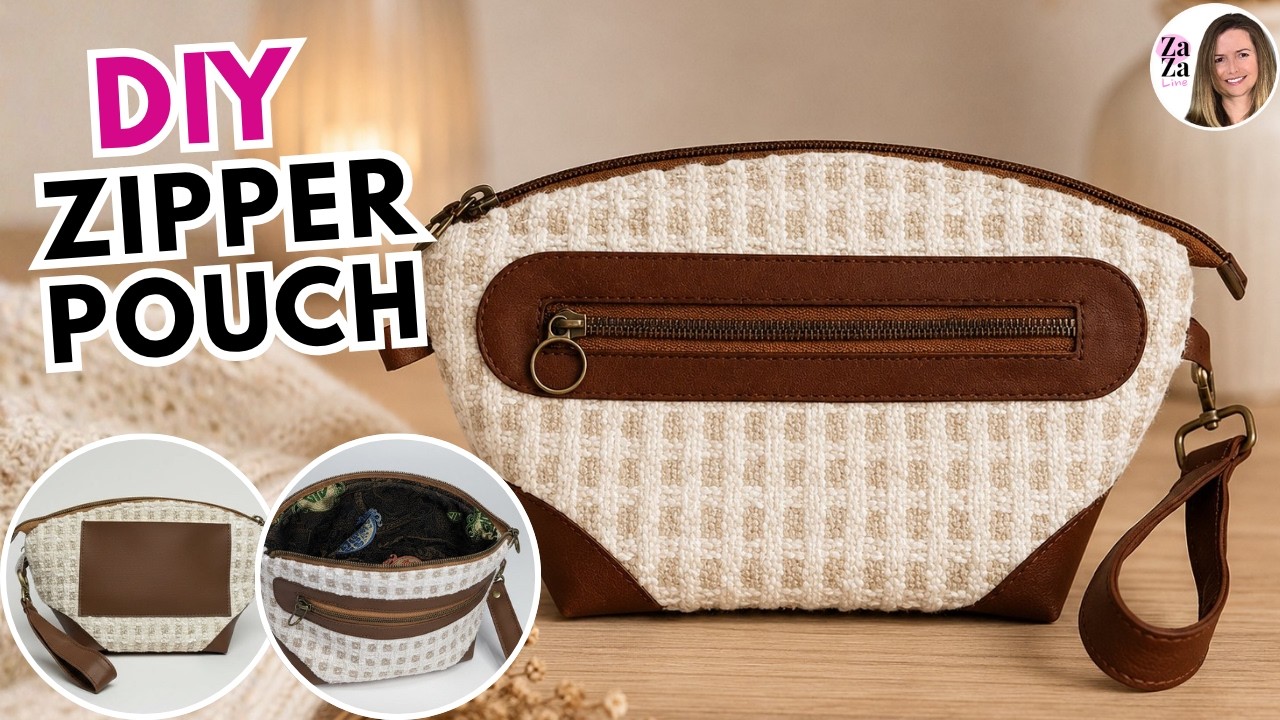 DIY Make-up Bag, Cosmetic Bag, PDF pattern