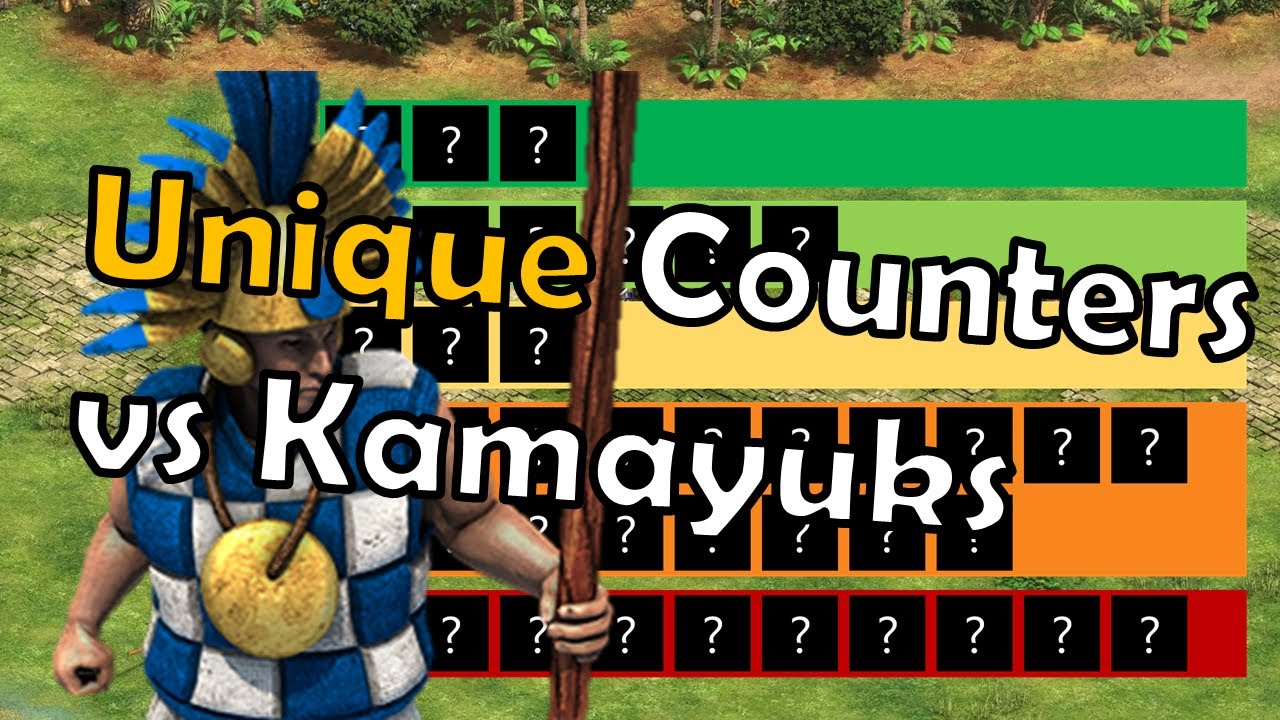 ELITE KAMAYUK | Best UNIQUE Counters | Tierlist | Age of Empires 2