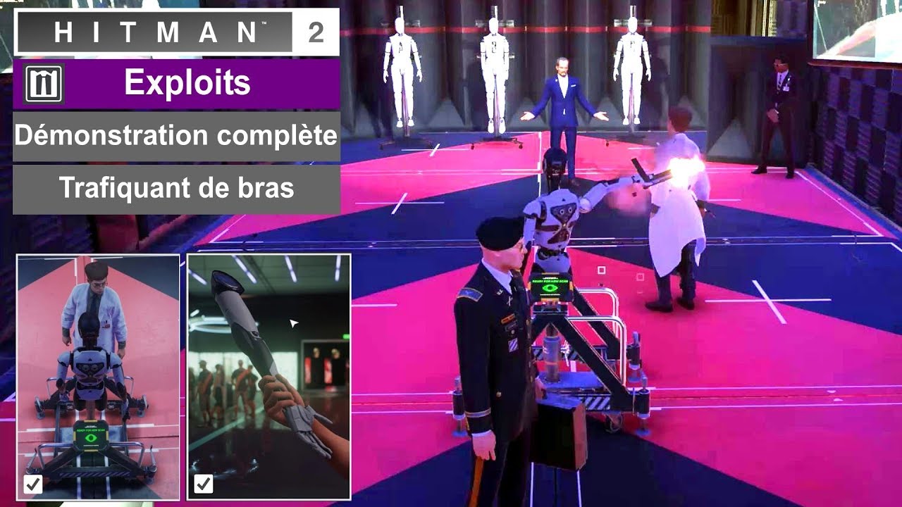 HITMAN 2: Démonstration complète + Trafiquant de bras - Miami: La ligne d'arrivée