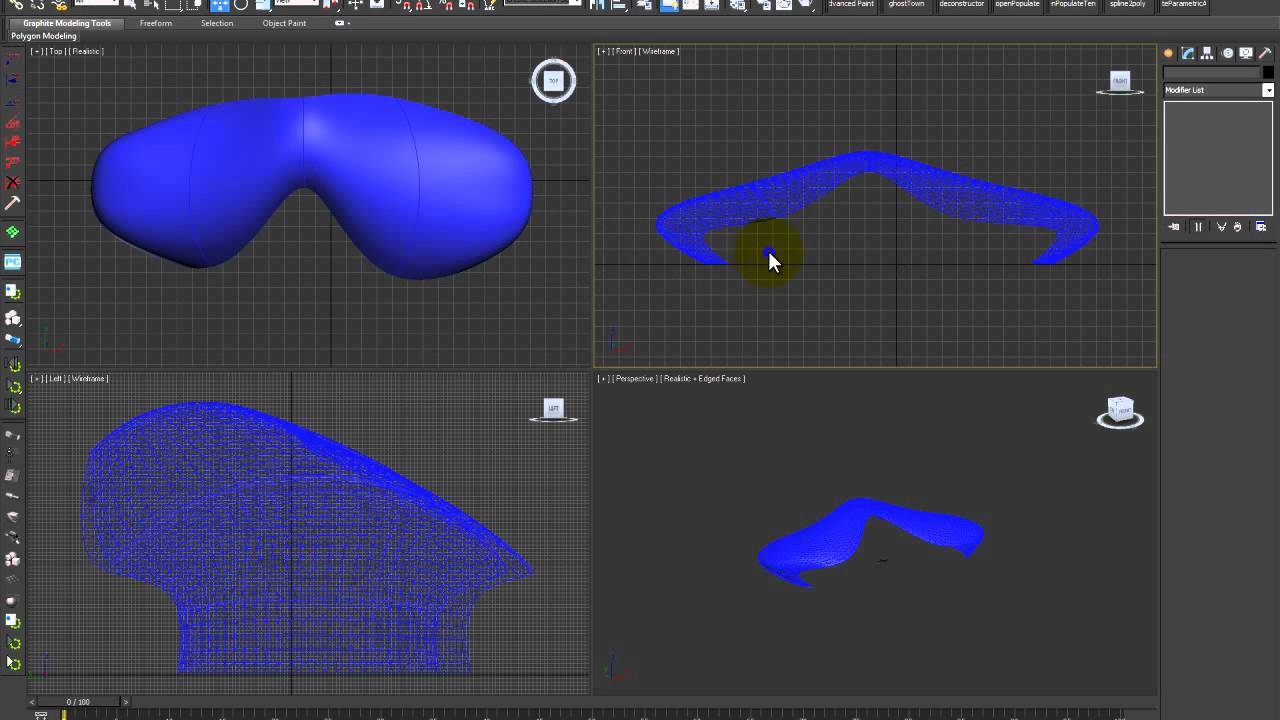 NURBS loft and Surf Deform tutorial