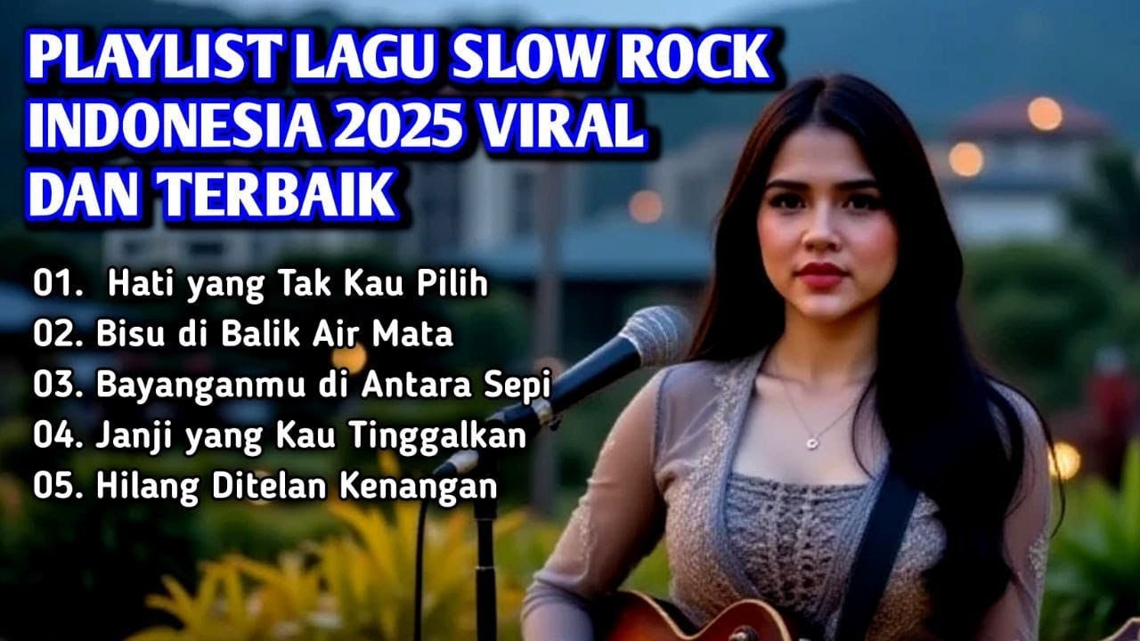PLAYLIST LAGU SLOW ROCK INDONESIA 2025 VIRAL DAN TERBAIK || Bikin nangis...💔