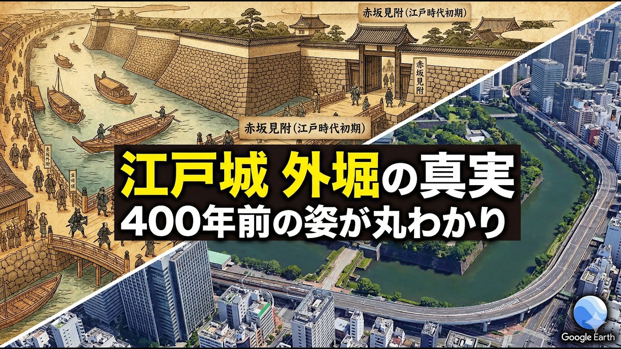 皇居外濠を空から巡ってみる