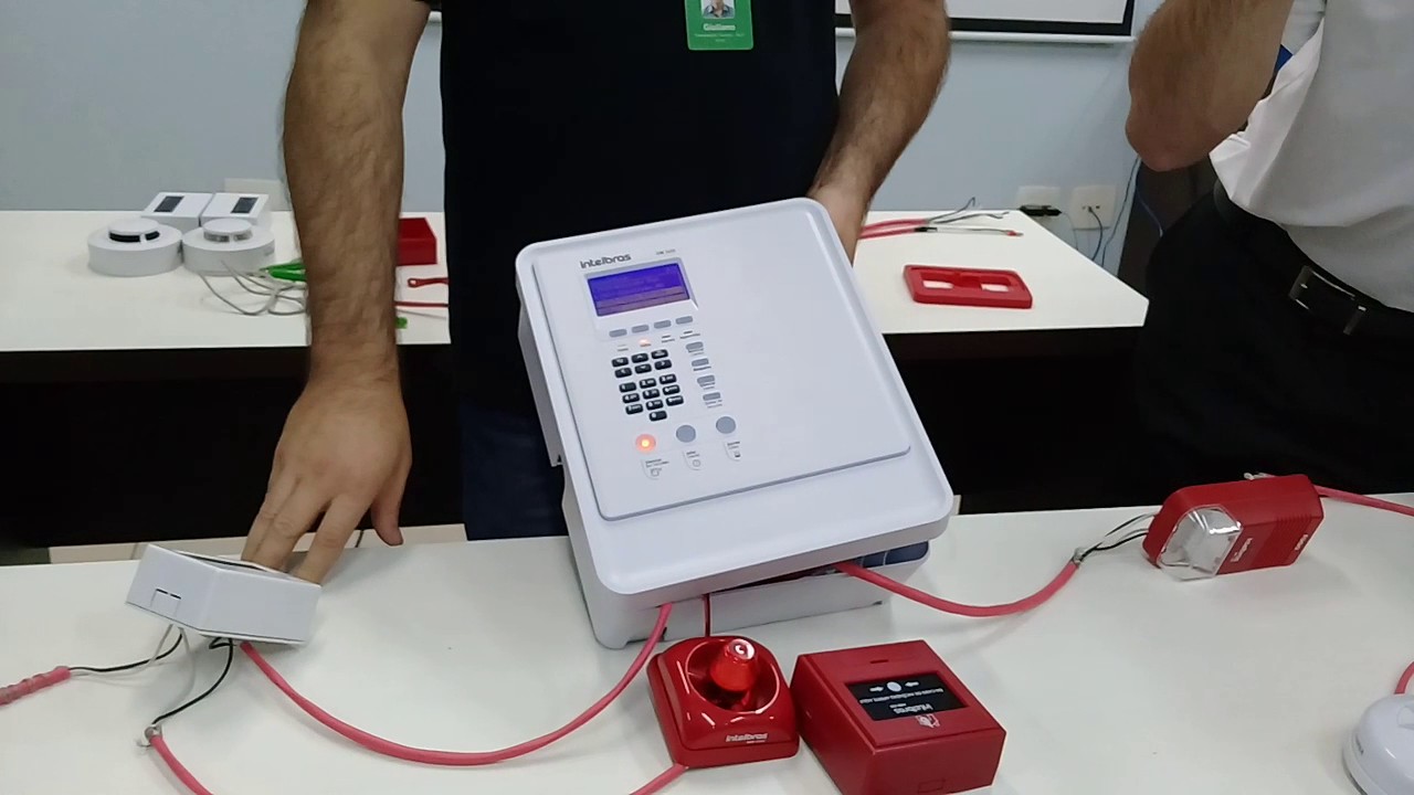 Configurar Central de Alarme de Incêndio Endereçável