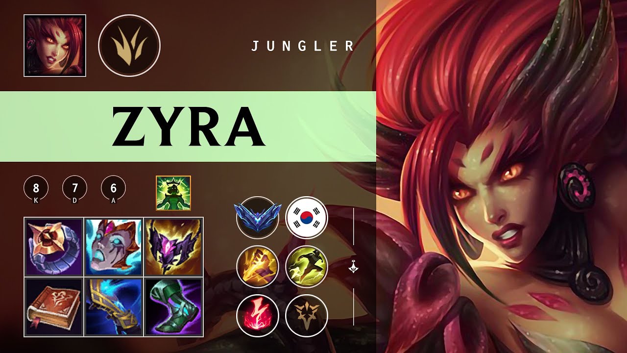 Zyra Jungle vs Viego - KR Diamond Patch 26.01