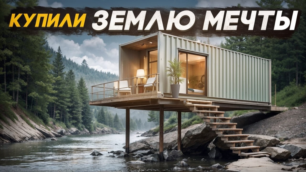 5 лет поисков! Наконец-то мы нашли и купили землю нашей мечты! #пушкагараж
