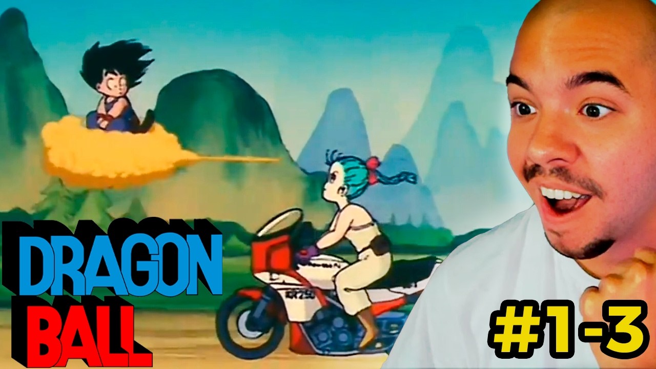 ESPAÑOL REACCIONA DRAGON BALL EN LATINO PRIMERA VEZ | EP 1-3