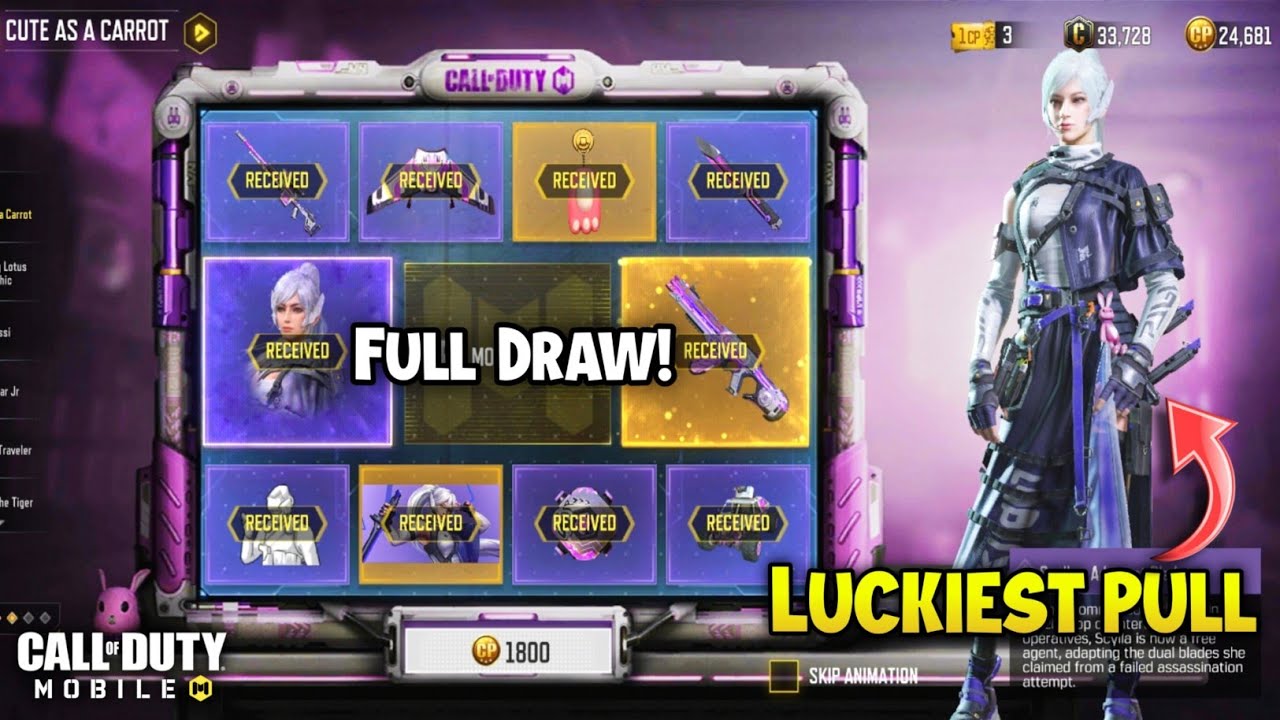 *New* Legendary M13 Carrot Cutie Full draw CODM | Cute as a Carrot Full Draw Cod Mobile