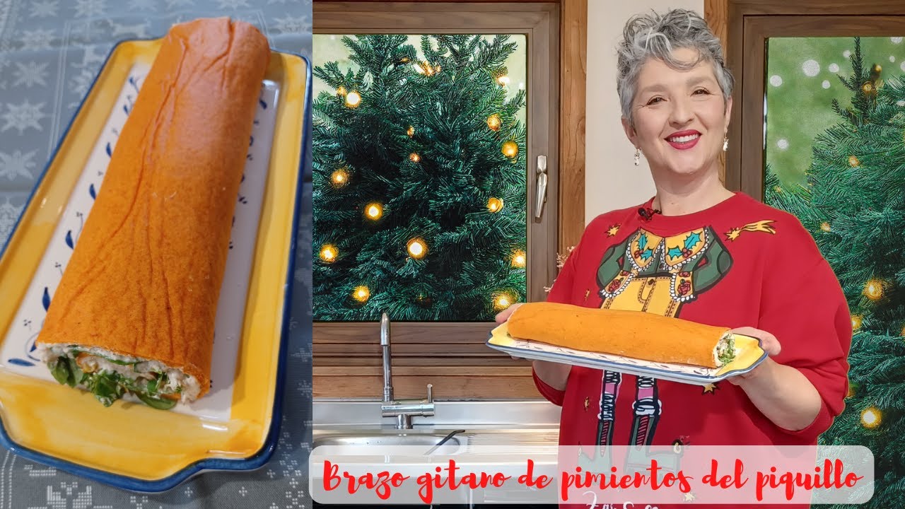 🤶🎄 BRAZO GITANO DE PIQUILLOS 🎄🤶 6 MENUS DE NAVIDAD PARA 12 PERSONAS #5 🤶🎄 con Thermomix®  #tm6