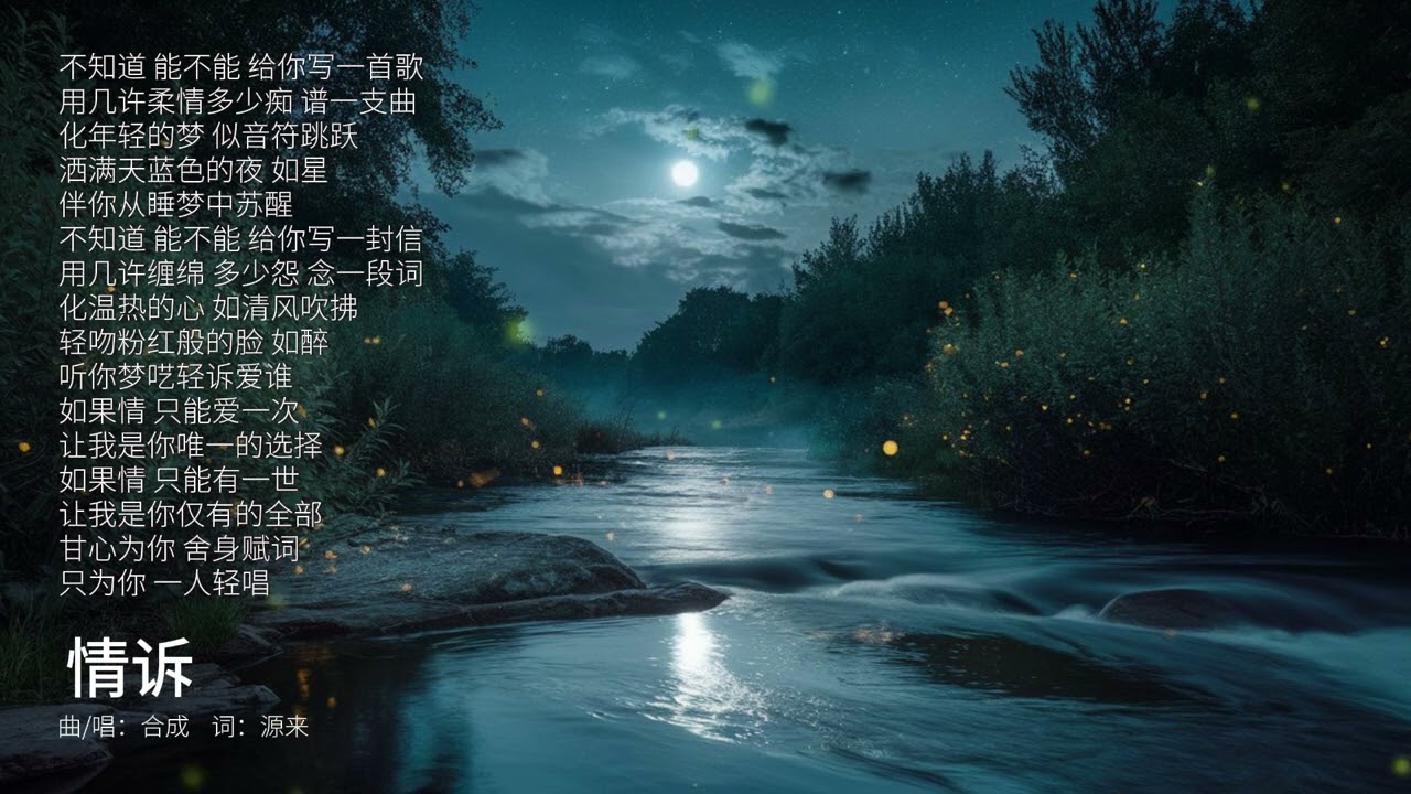 《情訴》用幾許纏綿 多少怨念一段詞