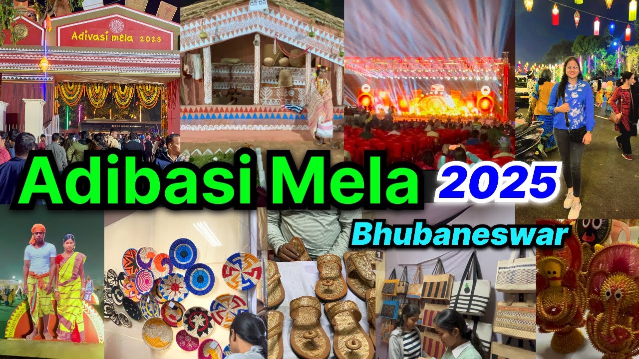 ଆଦିବାସୀ ମେଳା/ Adivasi Mela 2025 in Bhubaneswar/ Stalls in Adivasi Mela Bhubaneswar/Tribal exhibition