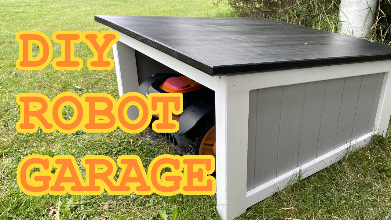 Building a Custom Robot Mower Garage