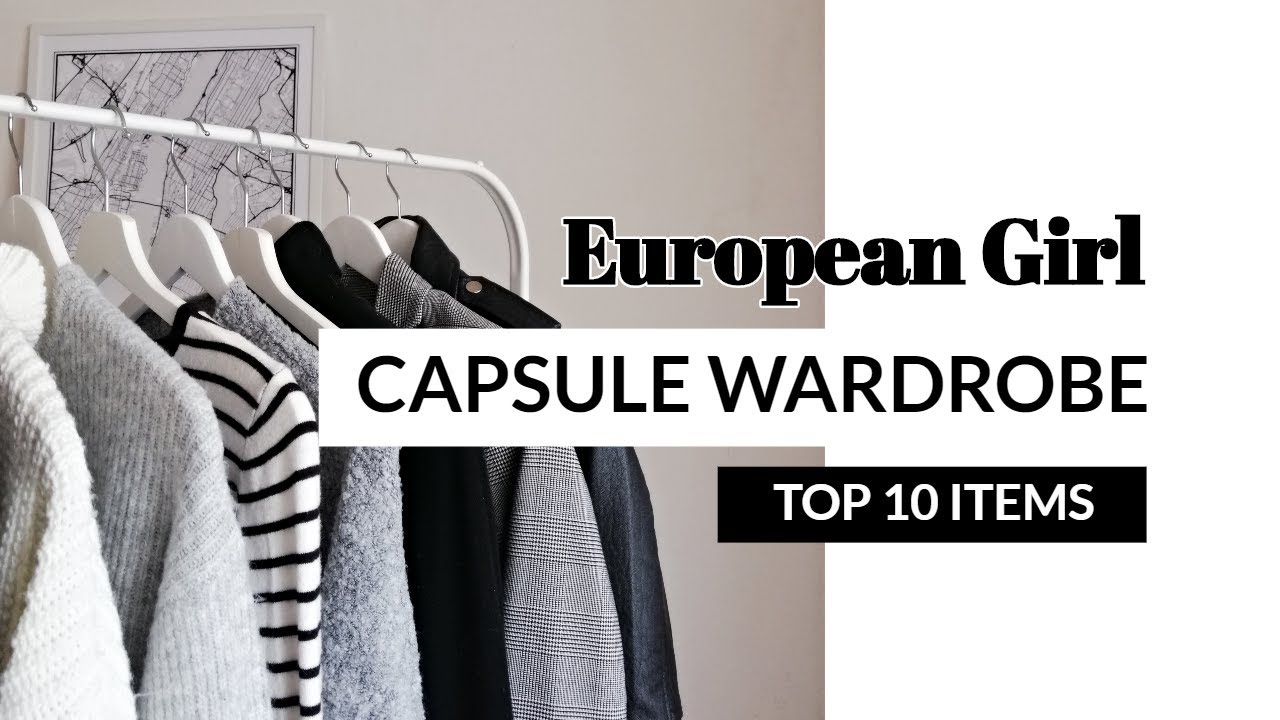 TOP 10 Fall/Winter items: European Girl Capsule Wardrobe | Fashion tips by Eva Redson