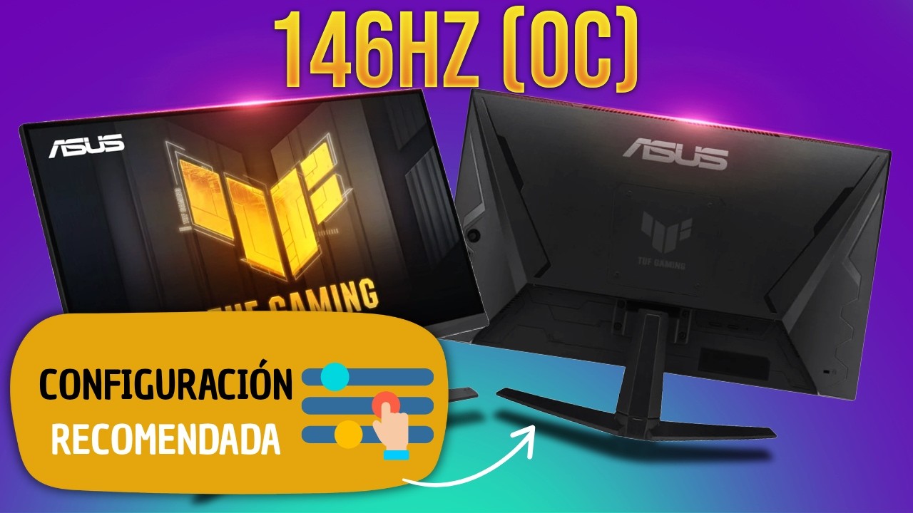 Ajustes ASUS TUF VG279QE5A: 27” FHD, IPS, 146 Hz (OC), 1500:1, ELMB Sync + GAMEPLAY