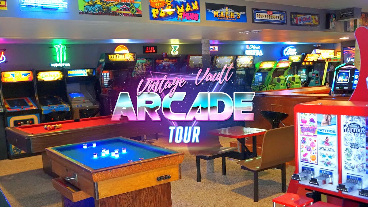 The Basement Arcade - Vintage Vault Arcade Tour 2023