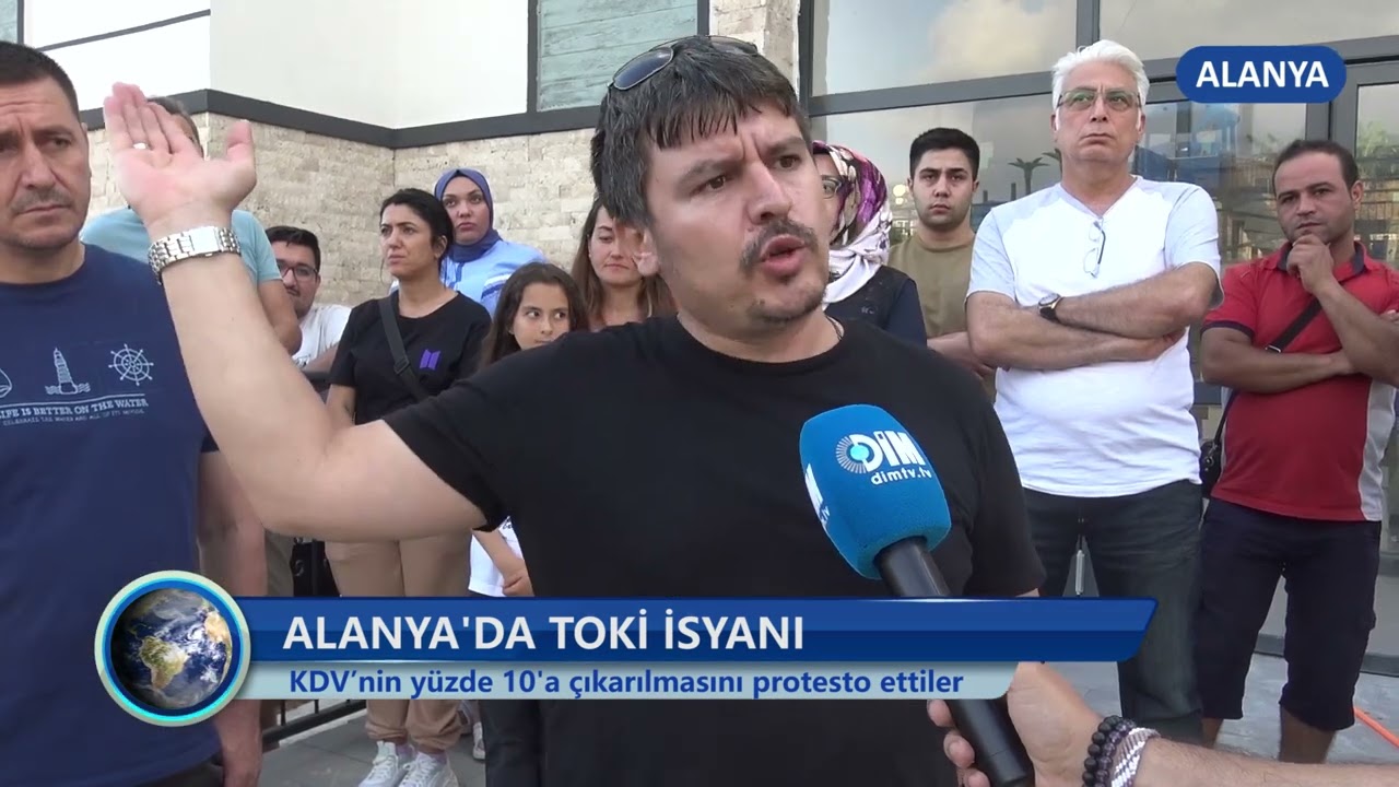 Alanya'da Toki İsyanı -Dim TV Haberler